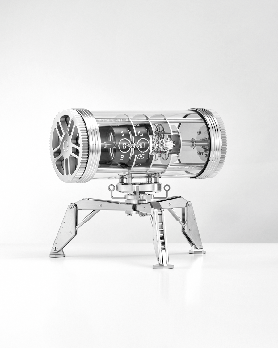 Science-Fiction-Design: Die »Time Machine« wurde 
von H. G. Wells’ Roman 
»Die Zeitmaschine« inspiriert.
lepee1839.ch