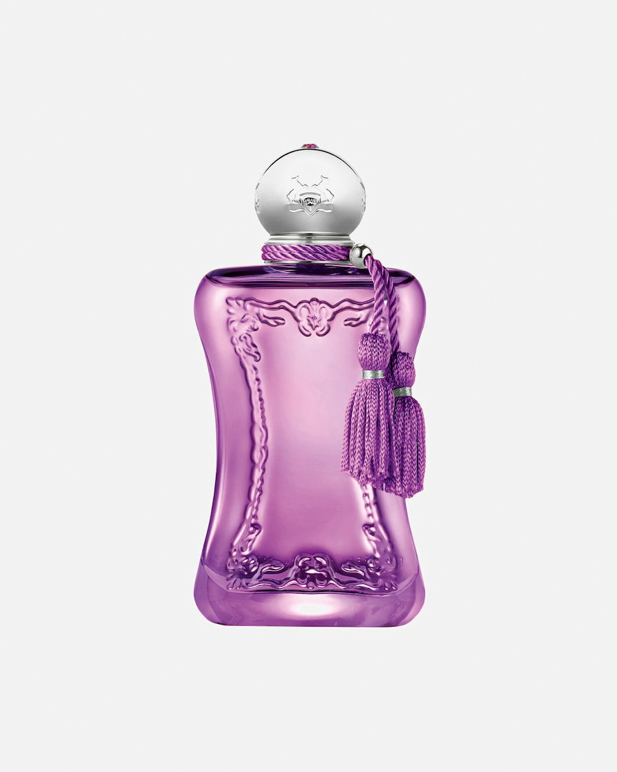 Klassisch: Violett und edel kommt der Flacon von »Palatine« daher. parfums-de-marly.com