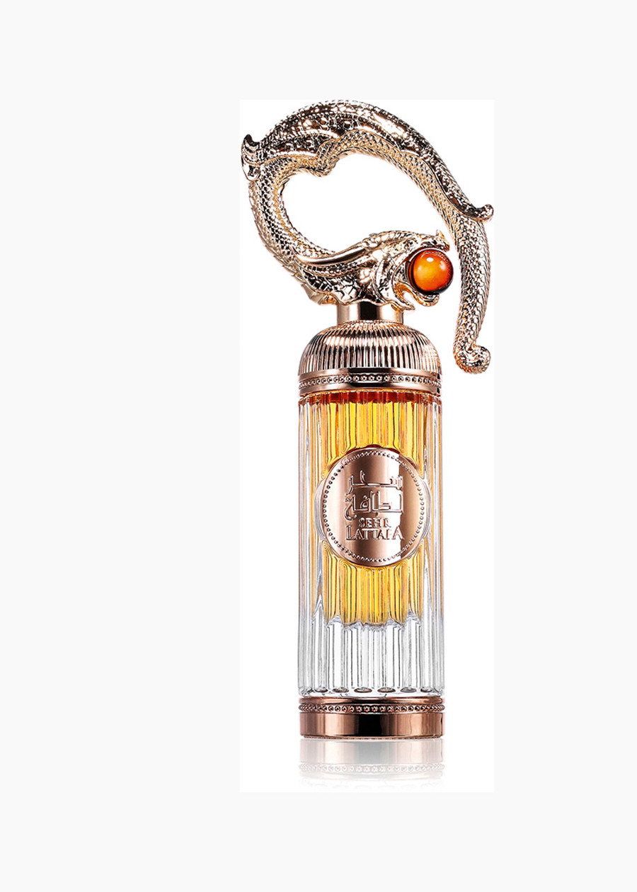 Drache: Das »Sehr«-Eau de Parfum kommt in einem extravaganten Drachen-Flakon. lattafa.com