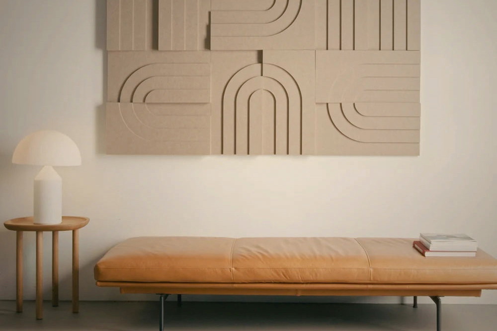 Neuer Stille-Standard. Die »Arch series« des 
dänischen Schalldämpfprofis 
Arturel hat den Charakter 
von Kunstwerken. 
arturel.com