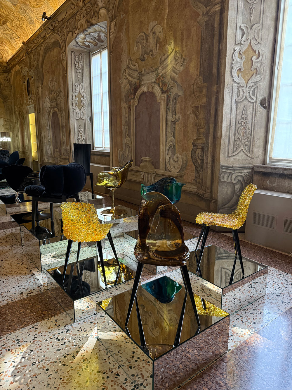 Edra präsentierte seine Neuheiten im Palazzo Durini