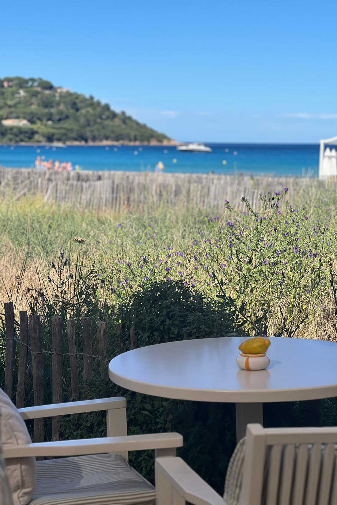 Der perfekte Ausblick über die Bucht vor Saint-Tropez.