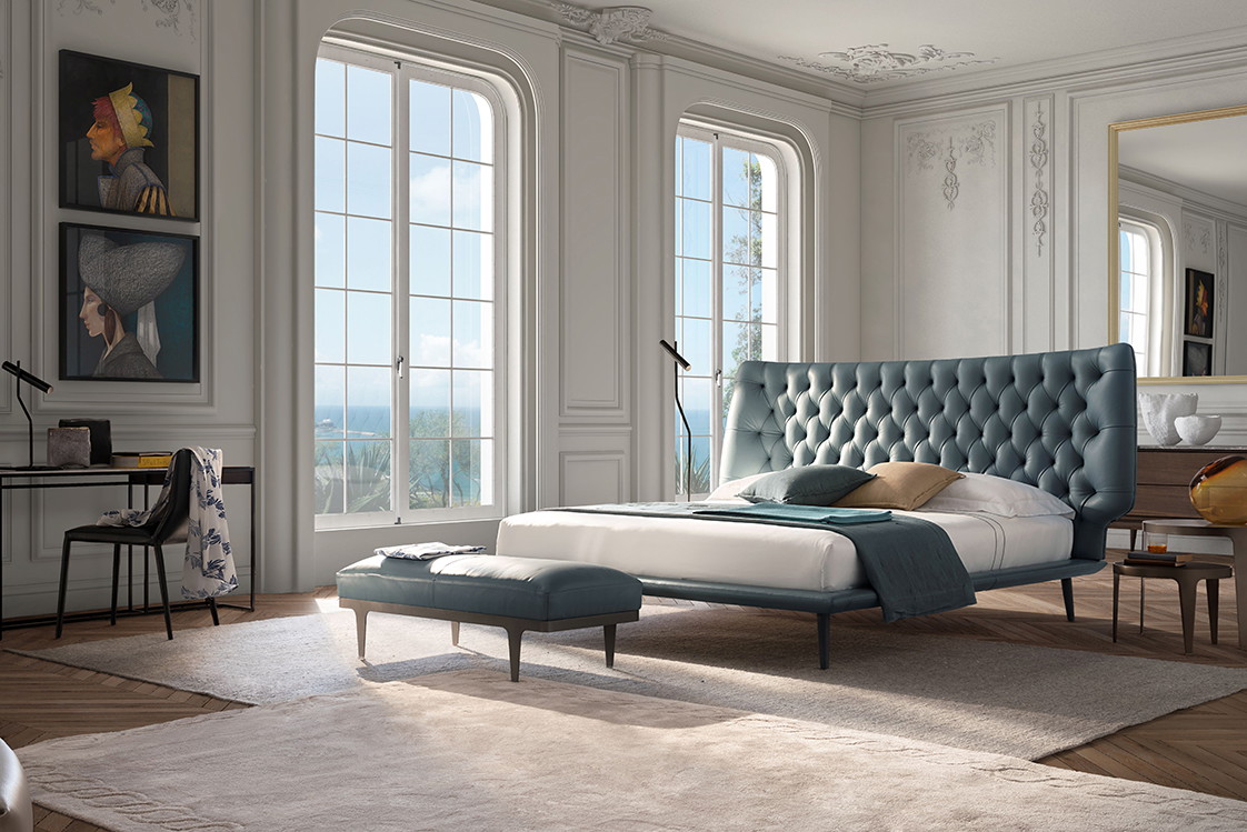 Polsterbett »Dolcevita« mit Metallfüßen von Natuzzi © Natuzzi