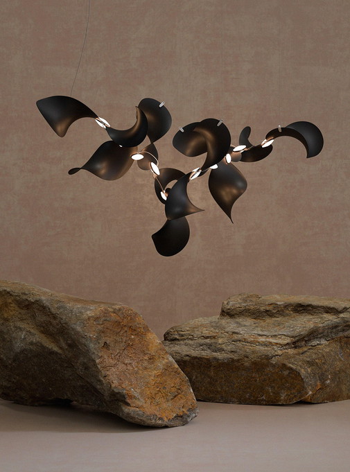 Dune 12 Cluster, dark bronze tone
