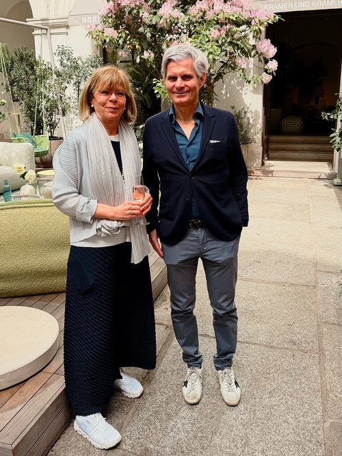 Anna Lenti mit Dieter Resch (CEO Mayrlife)