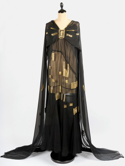 Eduard J. Wimmer-Wisgrill, Abendkleid, Wien, um 1925
Seide, Glasperlen