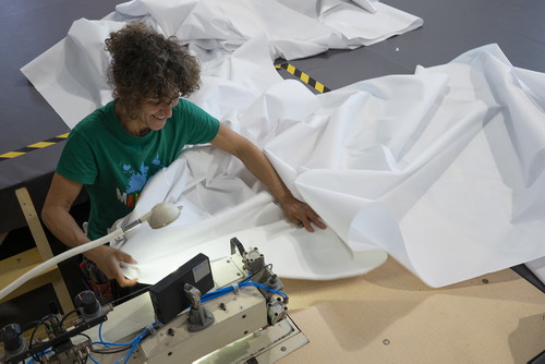 Production of the fabric for La Caverne du Pont Neuf by Air Toiles Concept in Plougoumelen
Britanny, 2026