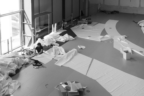 Production of the fabric for La Caverne du Pont Neuf by Air Toiles Concept in Plougoumelen
Britanny, 2026