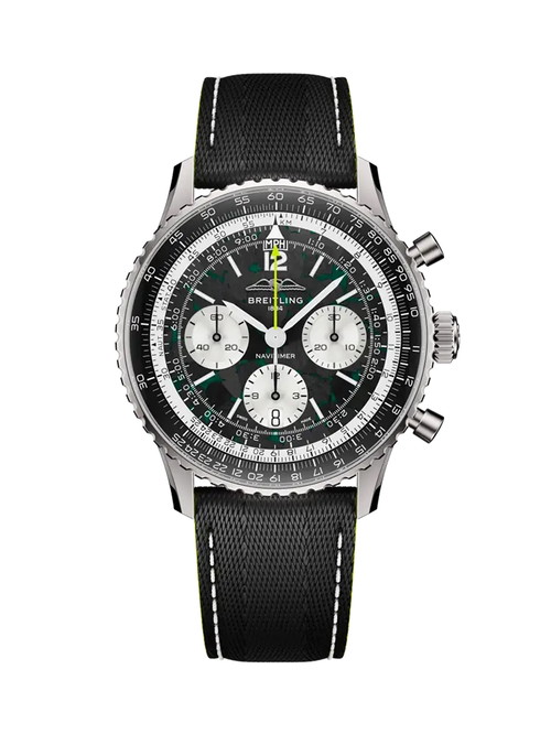 Breitling x Aston Martin, »Navitimer B01 Chronograph 43 Aston Martin Aramco Formula One™ Team«