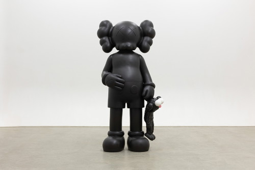 KAWS,
»SHARE,« 2021, 177,8 x 84 x 62 cm, Bronze, Farbe
