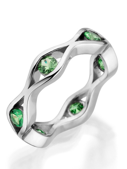Ring »ONDA« in 18 Karat Weißgold.