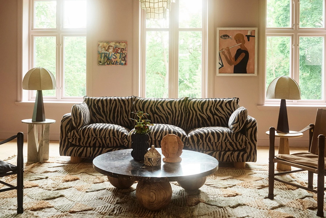»Miles Sofa Zebra«