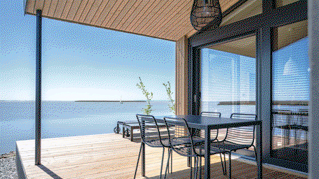 Der Blick ins Blaue: Wohnen am See