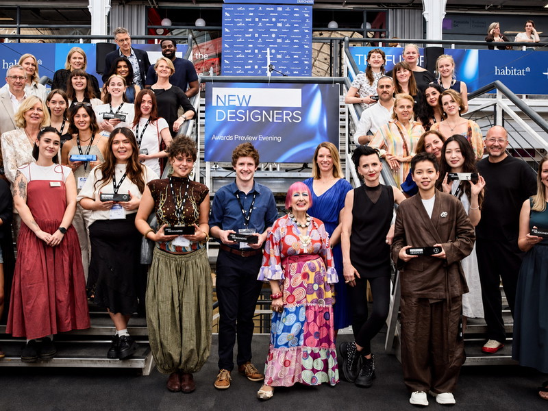 Zandra Rhodes at the New Designers awards ceremony 2025 
