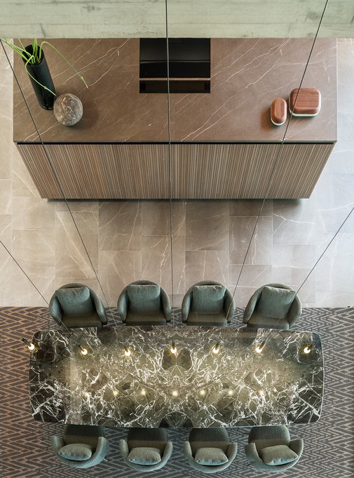 Villa Quantum mit Möbel von Minotti