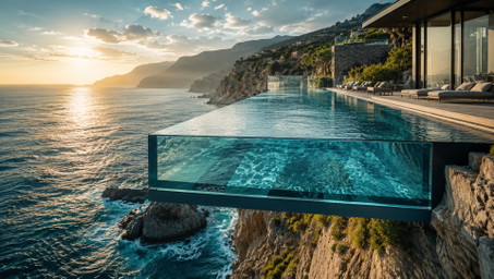 Schwimmen über dem Abgrund: 5 spektakuläre Glass-Bottom-Pools