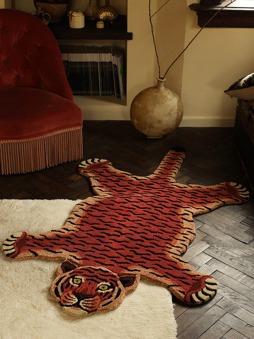 »Tulsa Wise Tiger Rug Large« von Doing Goods