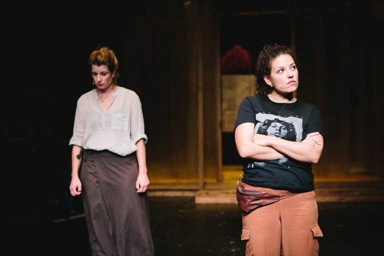 Suse Lichtenberger und Claudia Kottal in „Horses – das Musical“.