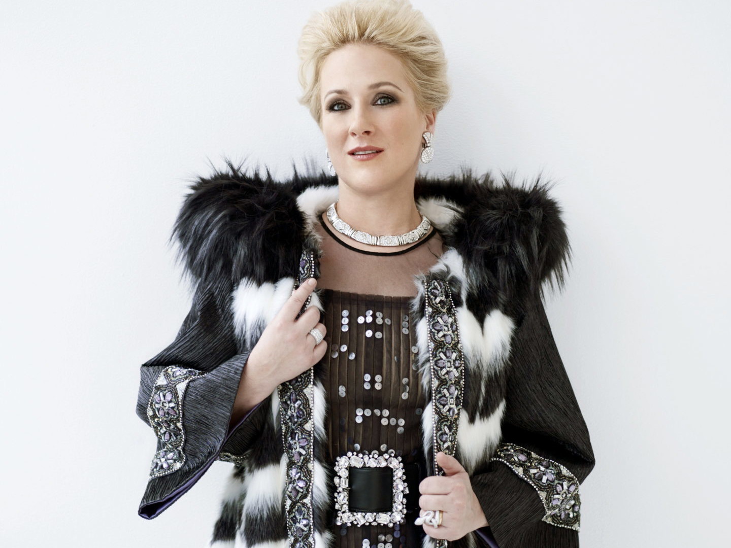 Diana Damrau photographed in New York City.