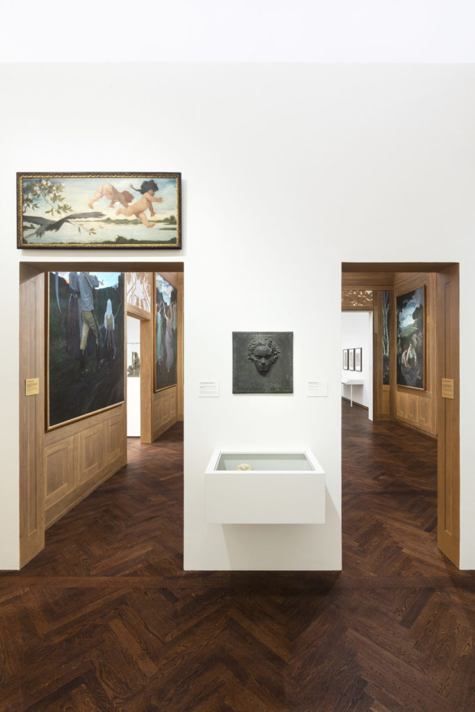Eine Ausstellungsansicht von „Inspiration Beethoven". Die Ausstellung läuft noch bis 5. April im Leopold Museum in Wien.