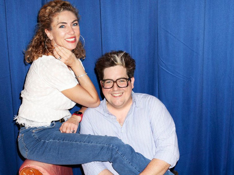 Stehen gemeinsam „Im weißen Rössl“ auf der Bühne: Annette Dasch und Jakob Semotan.