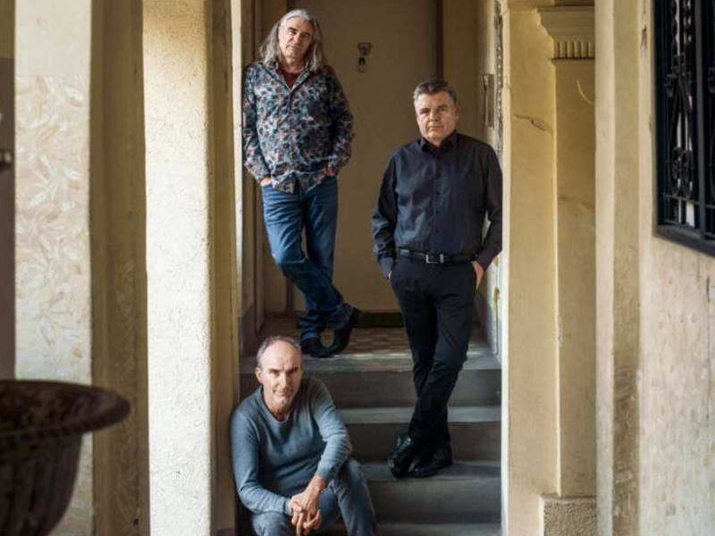 Brüder, Künstler, ­Freunde. Andy, Thomas und Martin Baum es Erstgenannten befindet.