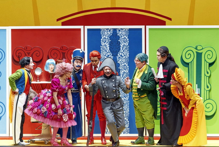 Der „Barbier" für Kinder in der Wiener Staatsoper. 
