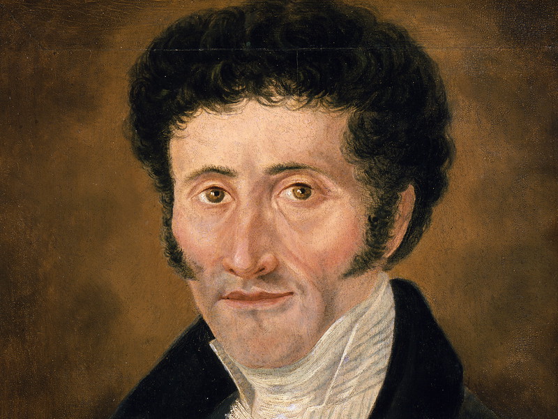 E. T. A. Hoffmann im Selbstporträt.