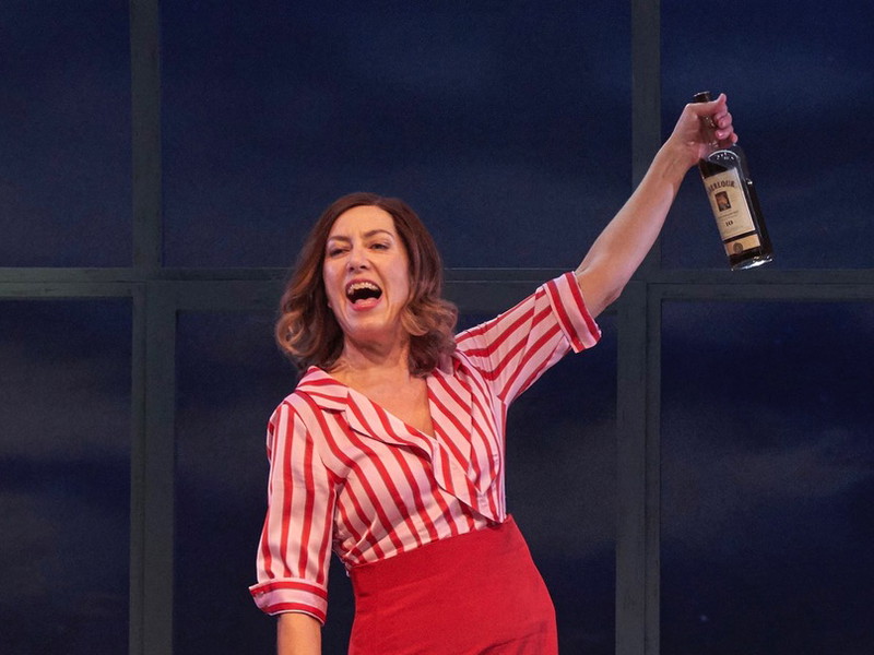 Susa Meyer spielt Elisabeth Garaud-Larchet in „Der Vorname" in den Kammerspielen des Theater in der Josefstadt.
