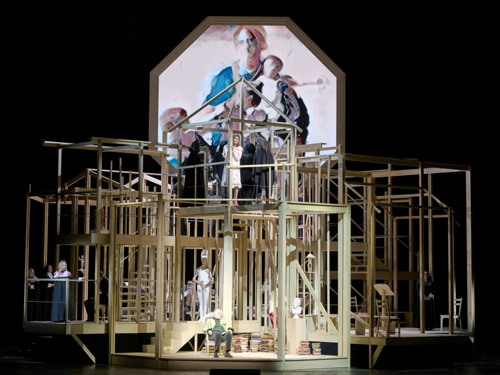 Das Ensemble der Inszenierung von Magdalena Fuchsberger in der Wiener Staatsoper.