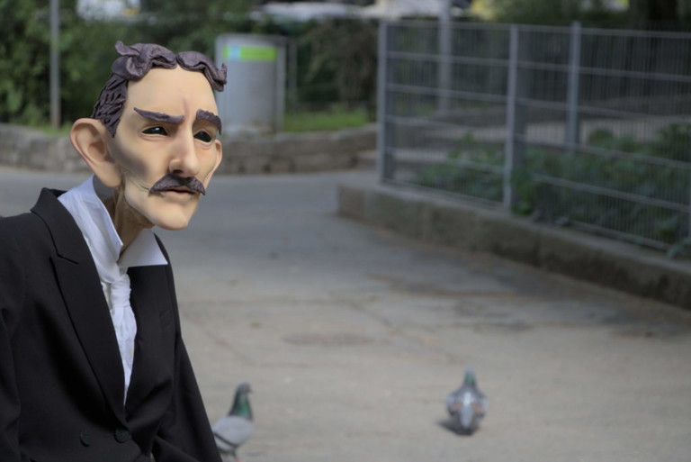 Auch Nikola Tesla ist Teil des Spaziergangs. 