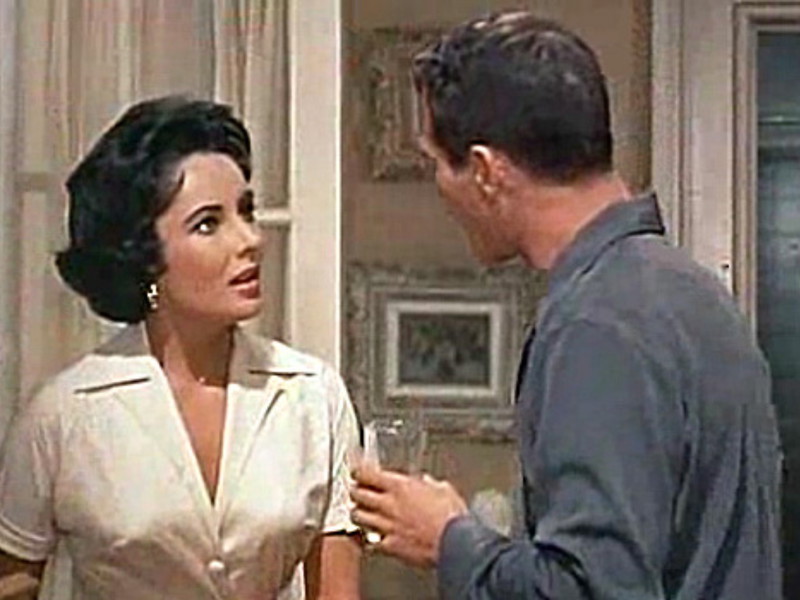 Elizabeth Taylor und Paul Newman in der Verfilmung.