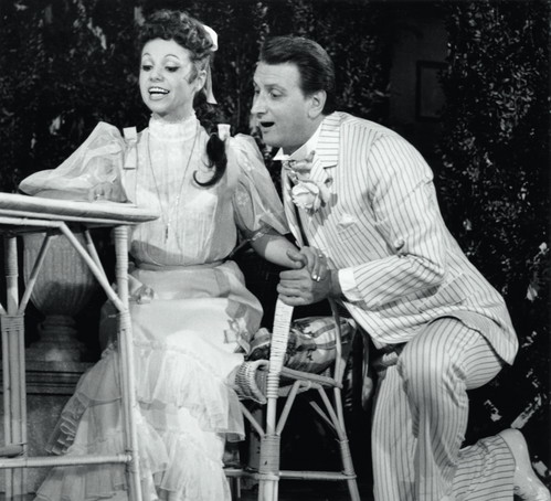 Doris Weiner in „Bunbury" mit Albert Rolant 1976.