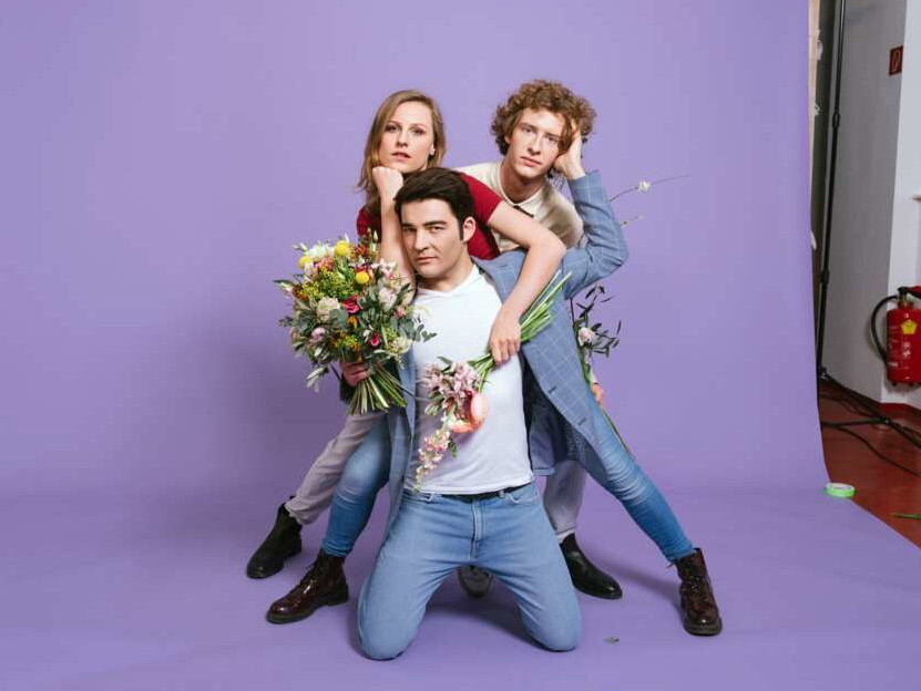 Starkes Trio. Victoria Hauer in Weißenberger ist Moritz, und Curdin Caviezel (ganz vorn) ist Melchior. 