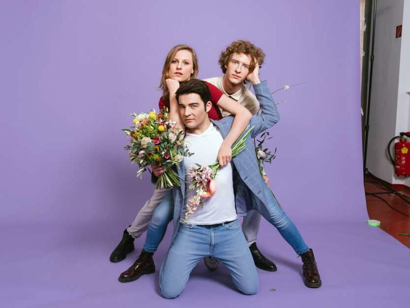 Starkes Trio. Victoria Hauer in Weißenberger ist Moritz, und Curdin Caviezel (ganz vorn) ist Melchior. 