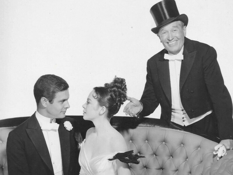 Louis Jourdan, Leslie Caron und Maurice Chevalier im Film „Gigi“ von 1958.