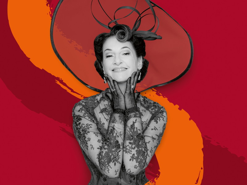 Hier ein Bild von der Bühne Baden mit Patricia Nessy als Dolly.