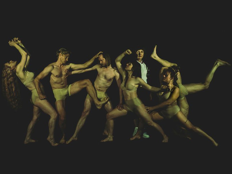Probenfoto von „Iphigenia“ bei den Salzburger Festspielen. Goethes „Iphigenie“ ist nur ein Teil der Inszenierung von Ewelina Marciniak.