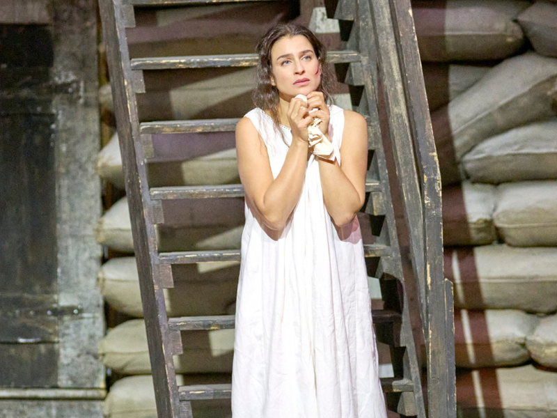 Asmik Grigorian in der Rolle als Jenůfa in der Wiener Staatsoper.
