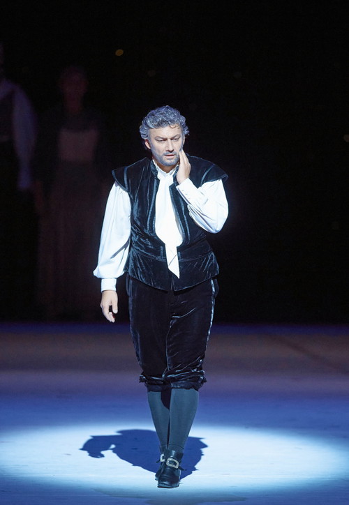 Jonas Kaufmann als Don Carlos. Ein Bild von Peter Konwitschnys Wiederaufnahme von Ende September 2020, als die Wiener Staatsoper 