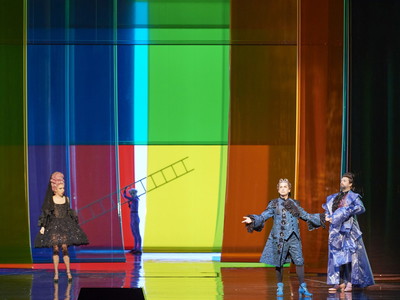 Juan Diego Flórez singt in Rossinis „Il Barbiere di Seviglia" in der Wiener Staatsoper in der Inszenierung von Herbert Fritsch.