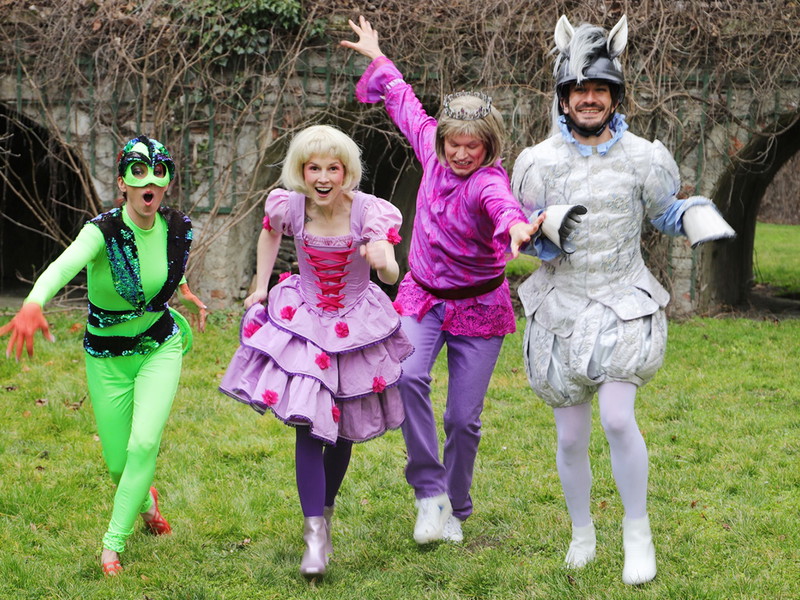 Rapunzel und ihre Freunde beim Märchensommer Poysbrunn.
