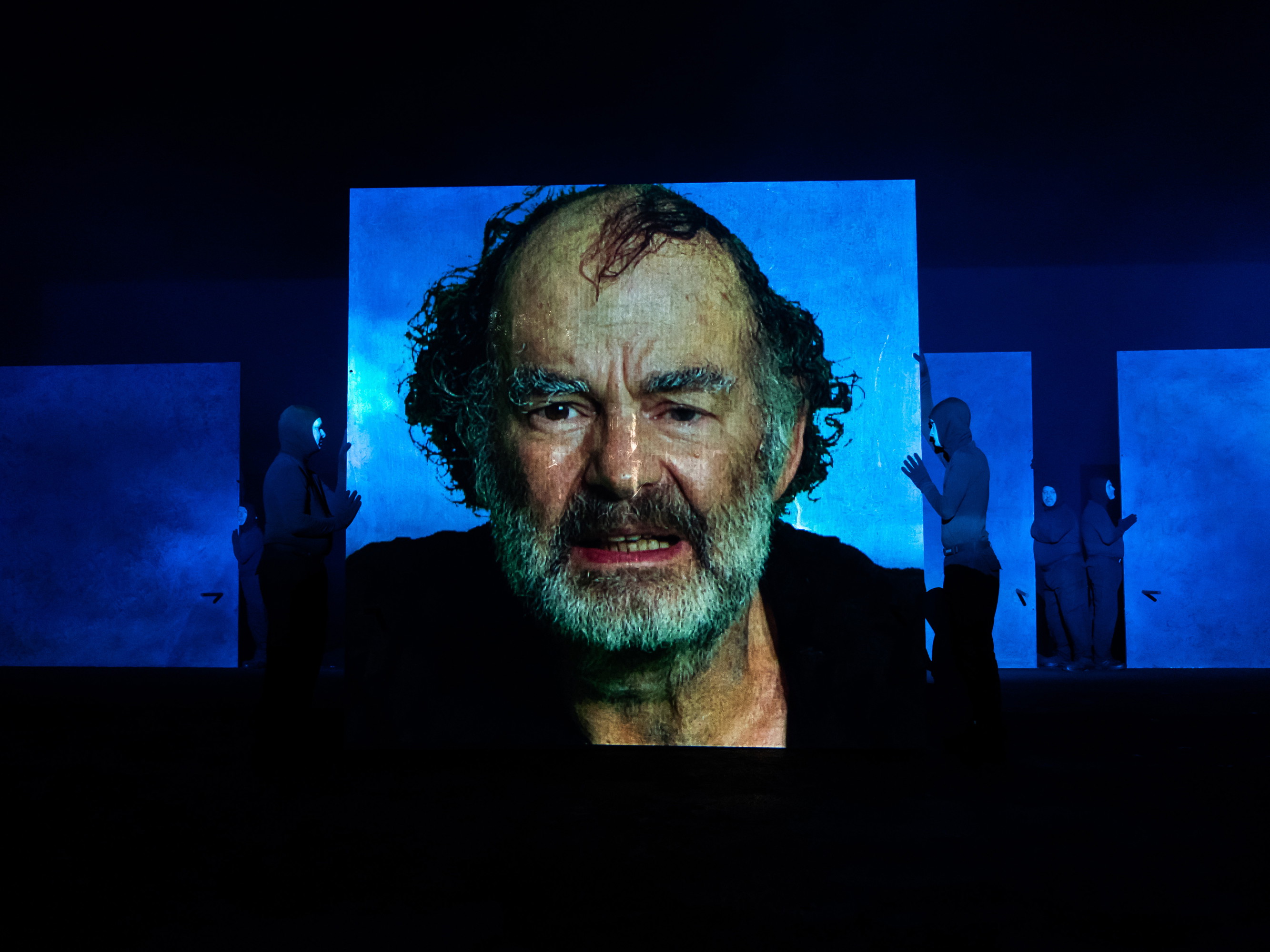 Martin Reinke als König Lear im Burgtheater.