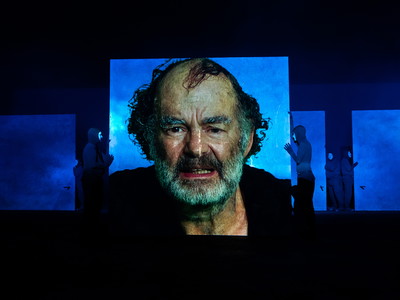 Martin Reinke als König Lear im Burgtheater.