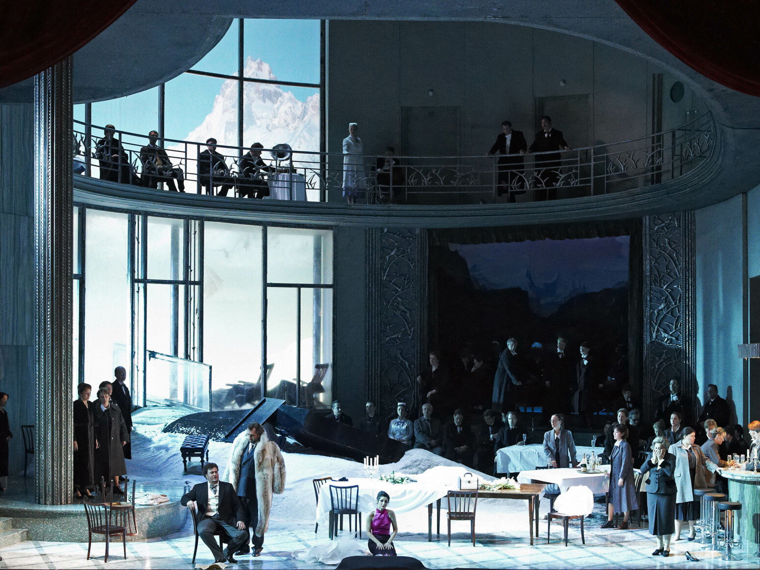 „La sonnambula“ in der Wiener Staatsoper. 