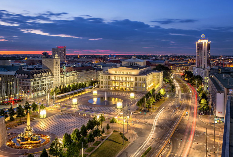 Die Oper Leipzig ist ein wahrer Blickfang auf dem Augustusplatz. 