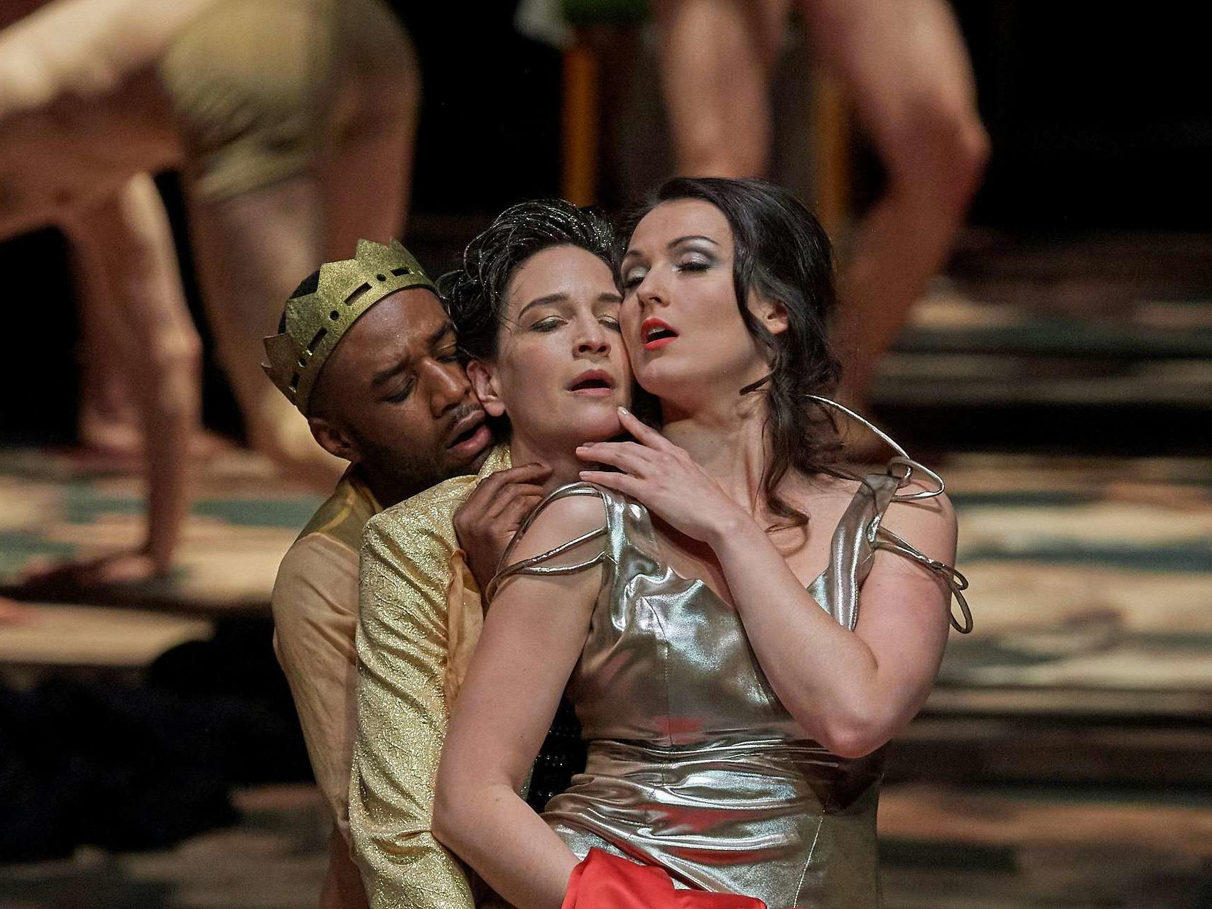Kate Lindsey als Nerone und Slávka Zámečníková als Poppea an der Wiener Staatsoper.