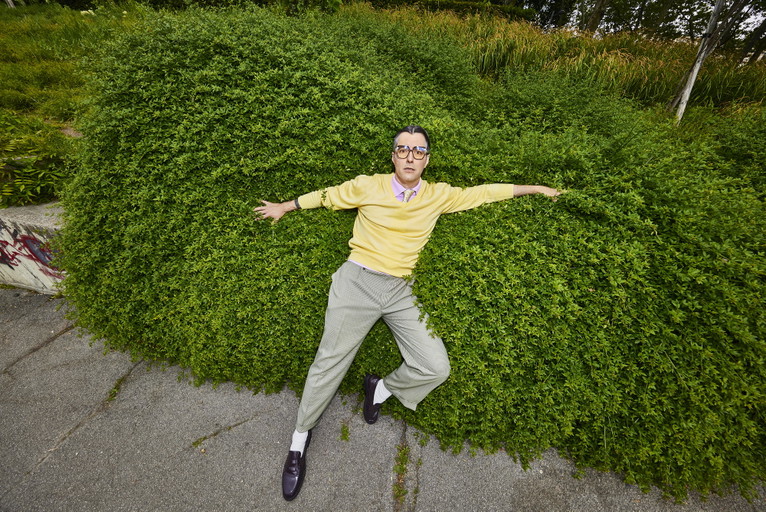 Seth Carico beim BÜHNE-Covershooting im Resselpark.