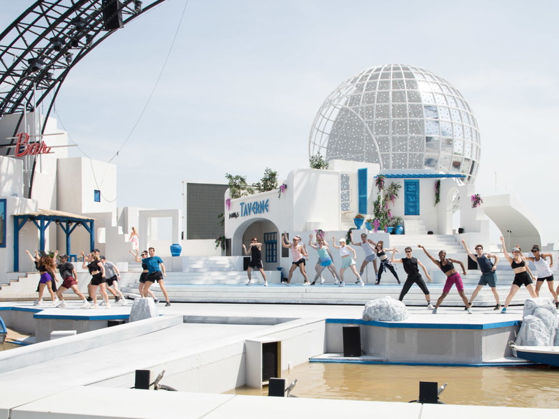 Probeneindruck von „Mamma mia!“ in Mörbisch. Am 13. Juli ist Premiere. 