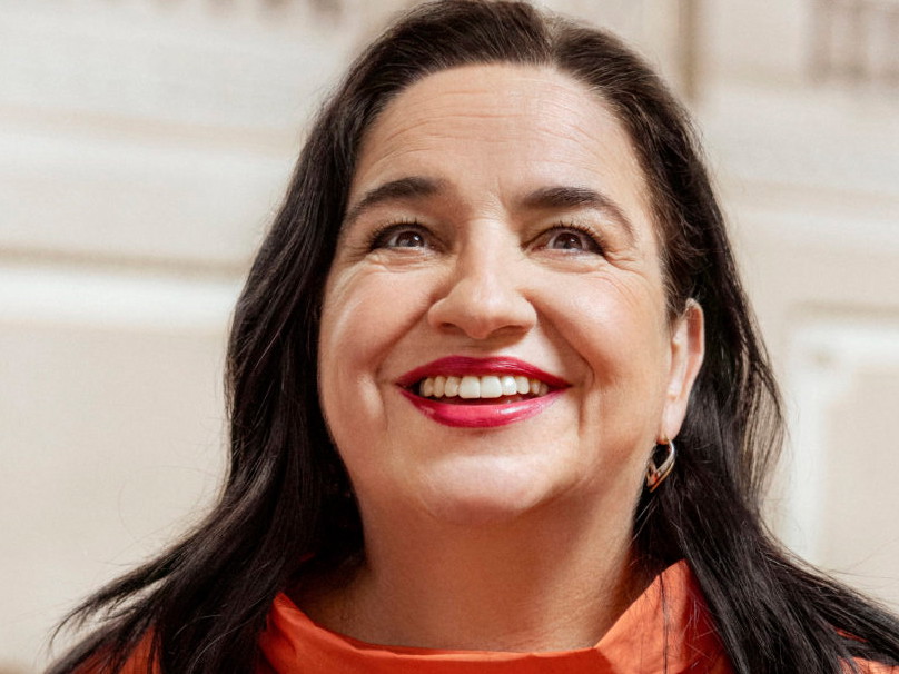 Schauspielerin Maria Happel beim BÜHNE-Covershooting im Wiener Burgtheater. Seit 2002 gehört sie wieder zum Ensemble, nachdem sie schon von 1991 bis 1999 dort engagiert war.